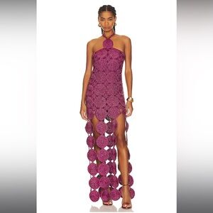 Simon Miller Beep Beep Dress in Magenta